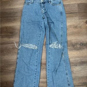 PacSun Light Blue High-Rise Baggy